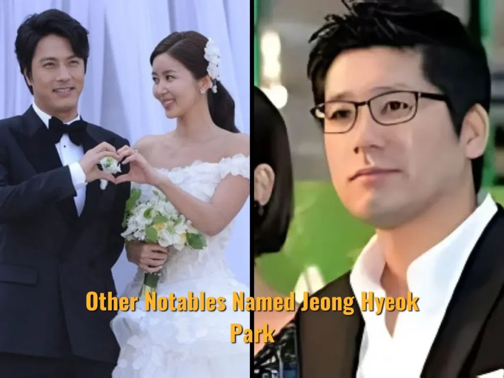 Other Notables Named Jeong Hyeok Park