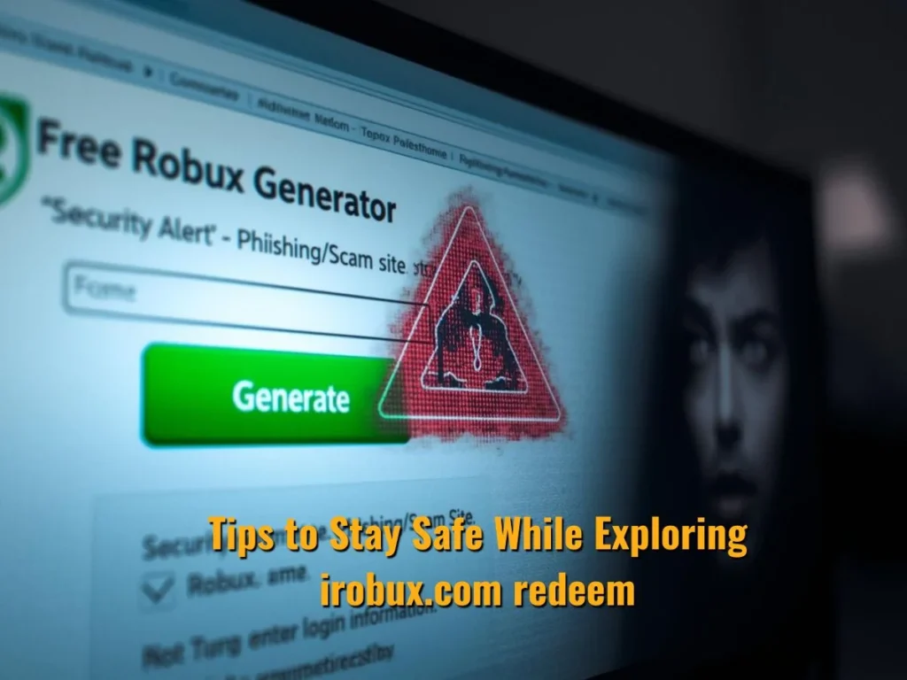 Tips to Stay Safe While Exploring irobux.com redeem