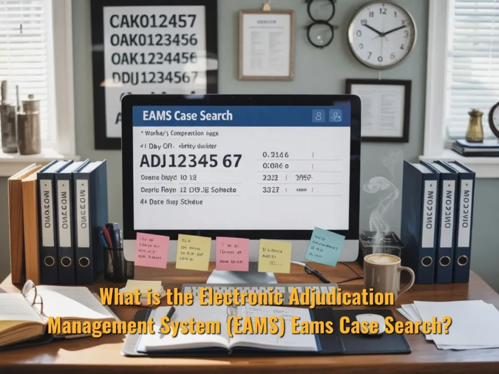 What is the Electronic Adjudication Management System (EAMS) EAMS Case Search?