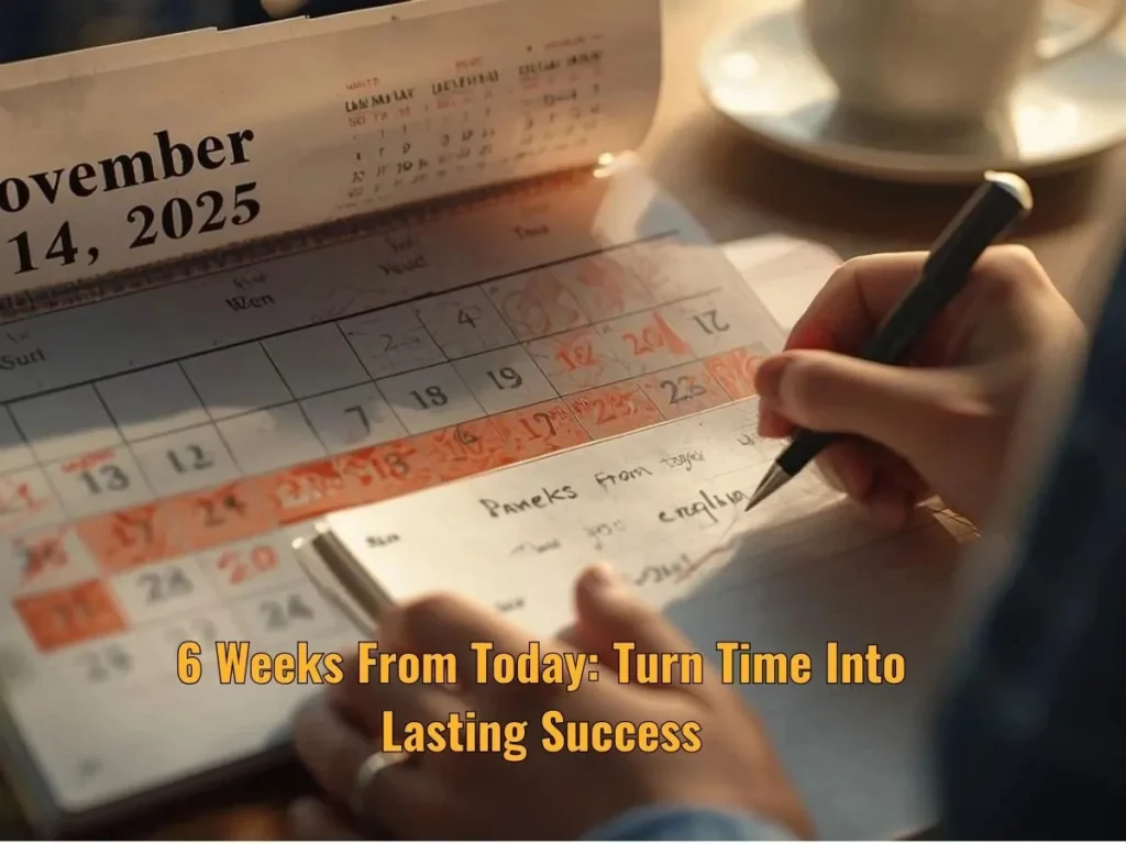 6 Weeks From Today: Turn Time Into Lasting Success