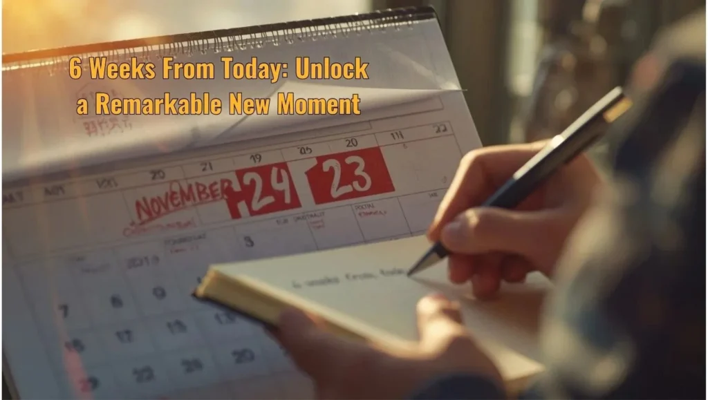 6 Weeks From Today: Unlock a Remarkable New Moment