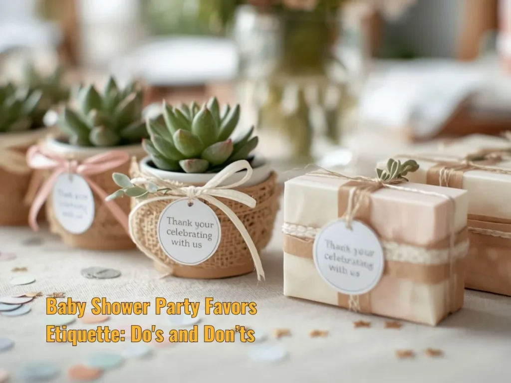 Baby Shower Party Favors Etiquette: Do's and Don’ts