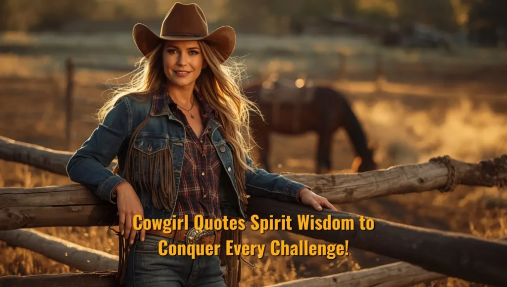 Cowgirl Quotes Spirit Wisdom to Conquer Every Challenge!