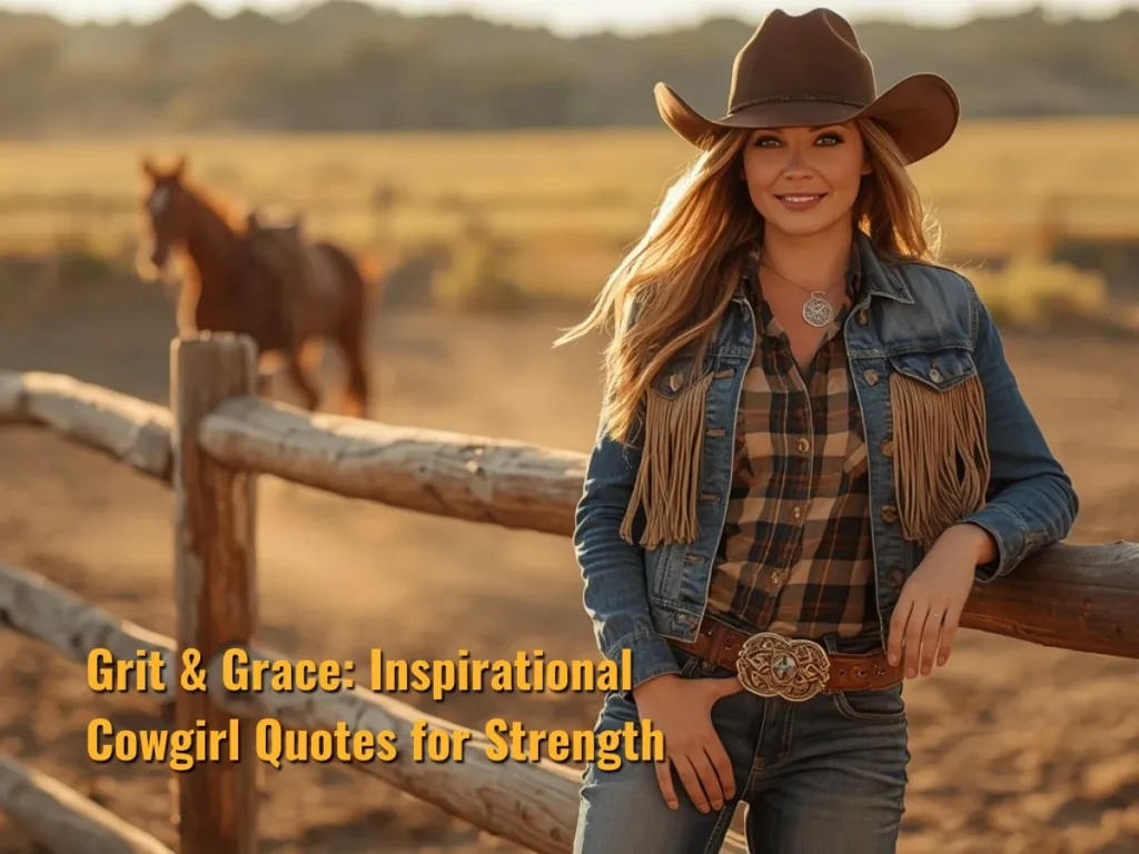 Grit & Grace: Inspirational Cowgirl Quotes for Strength