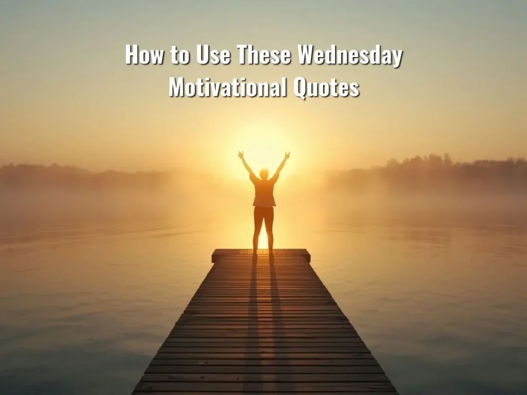 How to Use These Wednesday Motivational Quotes