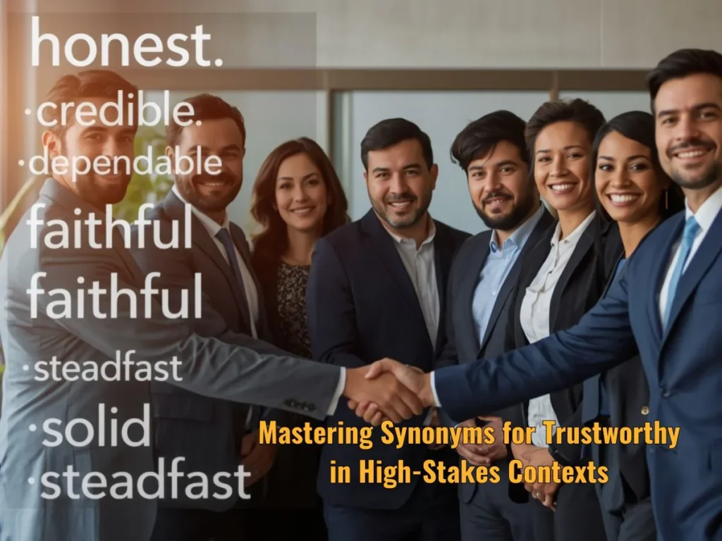 Mastering Synonyms for Trustworthy in High-Stakes Contexts
