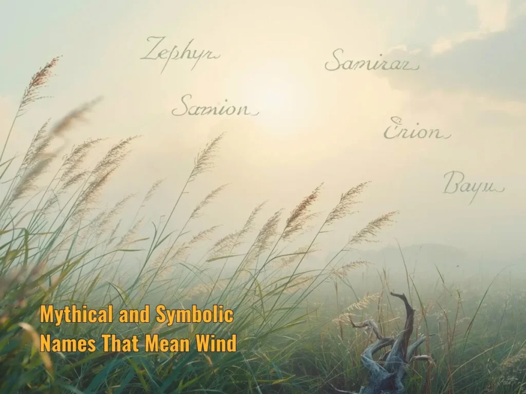 Mythical and Symbolic Names That Mean Wind