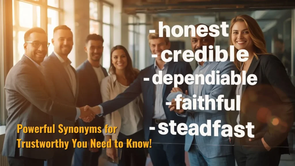 Powerful Synonyms for Trustworthy You Need to Know!