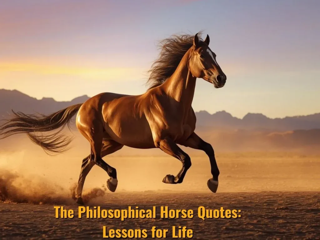 The Philosophical Horse Quotes: Lessons for Life