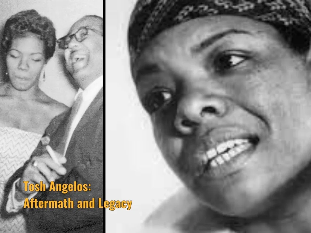 Tosh Angelos: Aftermath and Legacy