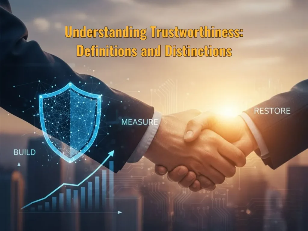 Understanding Trustworthiness: Definitions and Distinctions