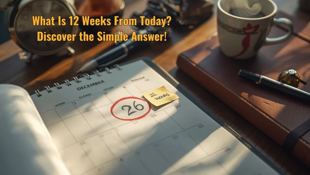 What Is 12 Weeks From Today? A Complete, Simple Guide
