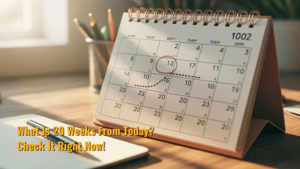 What Is 20 Weeks From Today? Check It Right Now!