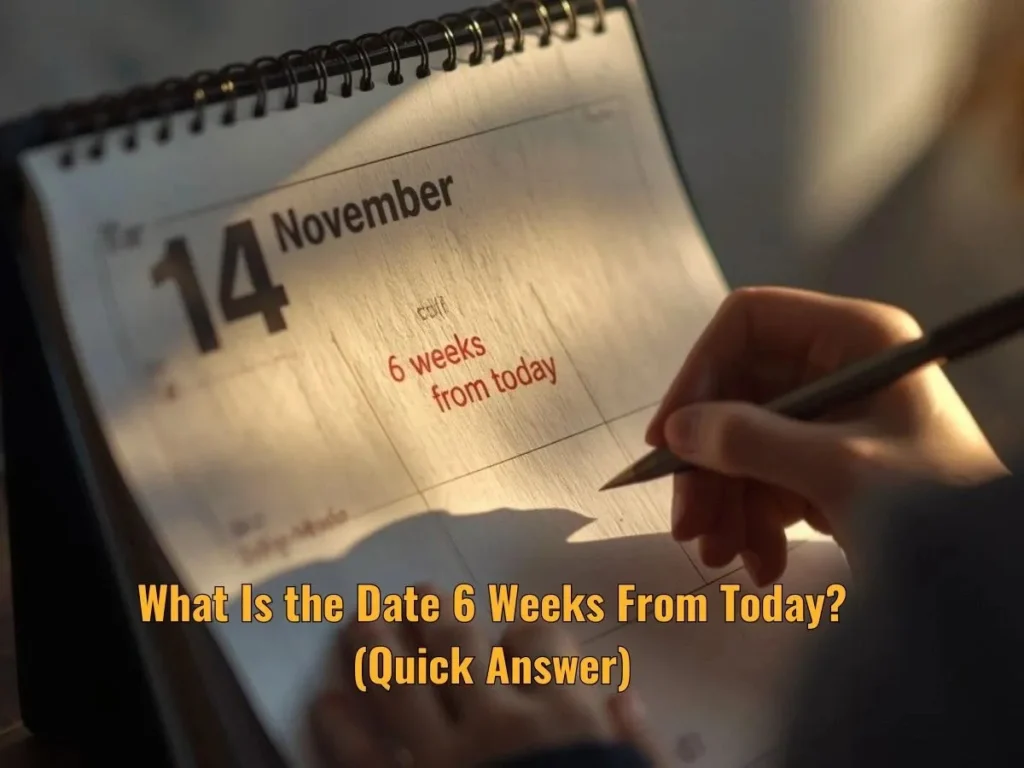 What Is the Date 6 Weeks From Today? (Quick Answer)